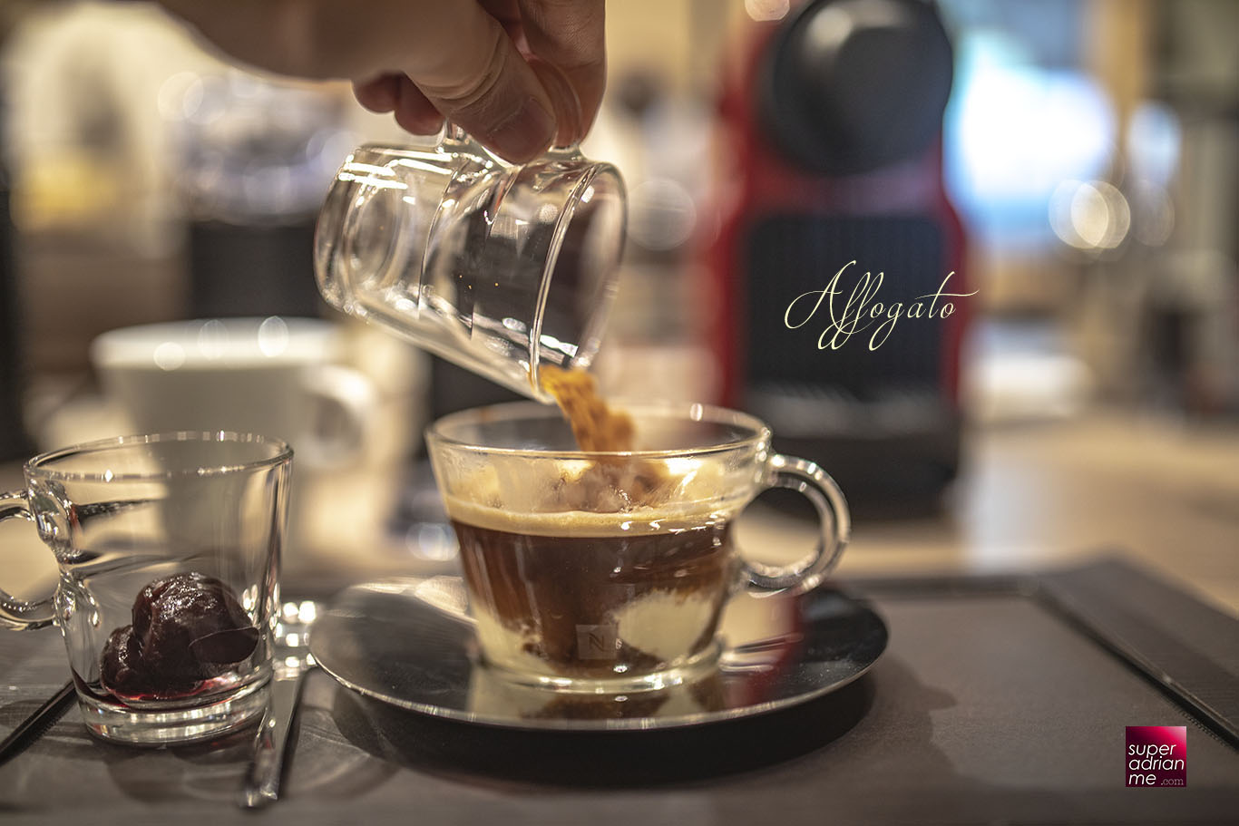 Make your own Affogato at home with the Nespresso Caramelito capsule