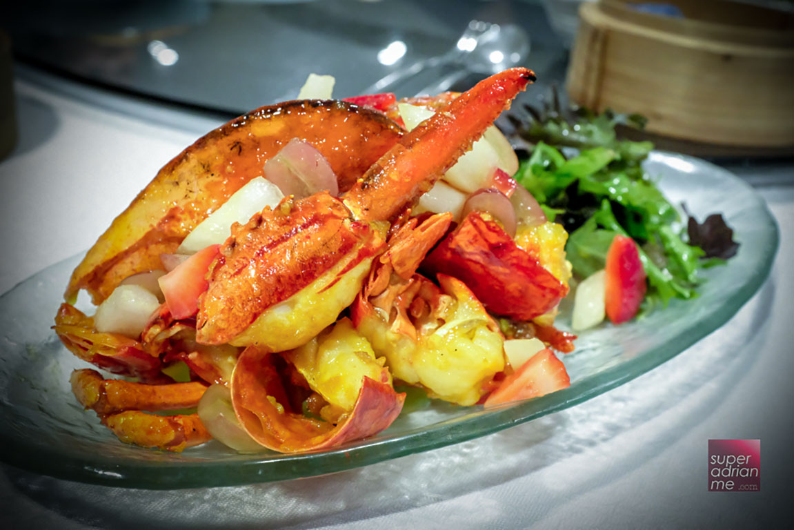 Majestic Bay's Lobster in Homemade Champagne Sauce (Cheryl Tan Photo)