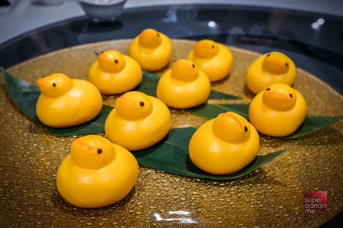 Majestic Bay's Yellow Duckling Buns with Nutella and Yam (Cheryl Tan Photo)