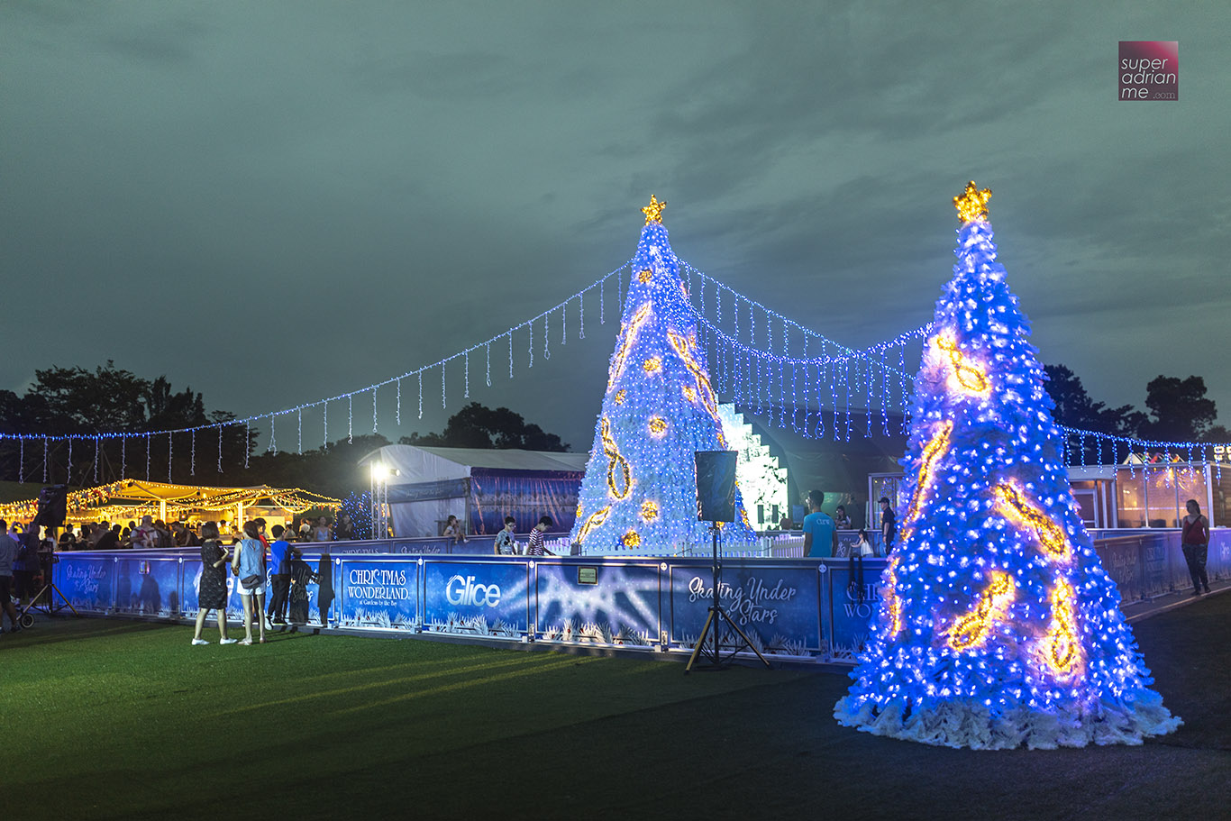 Skating under the Stars at Christmas Wonderland 2018