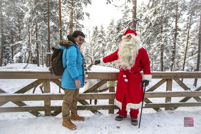 I met Santa Claus in Nuuksio, Finland in early 2018.