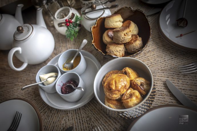 Scones and Pies at MO Bar Christmas Afternoon Tea 2018