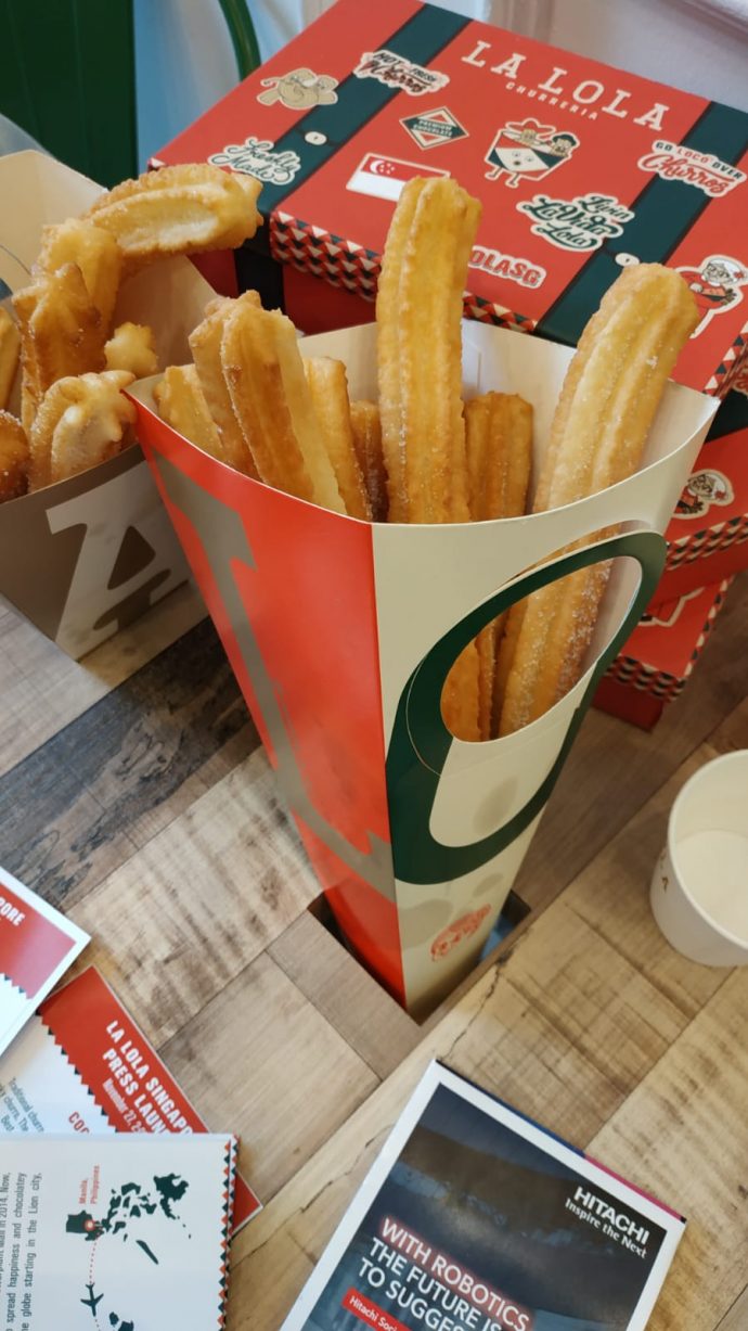 Churros from La Lola in The Central (Clarke Quay)