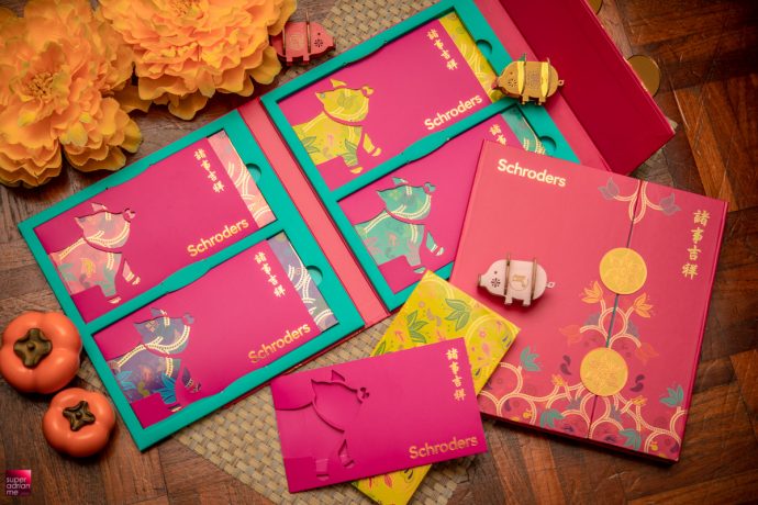 SCHRODERS CNY 2019 ang bao gift set lai see 