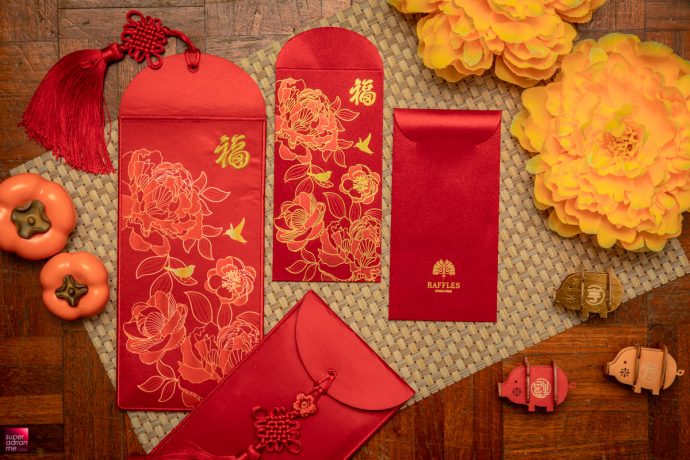 RAFFLES HoTEL CNY 2019 ang bao gift set lai see 