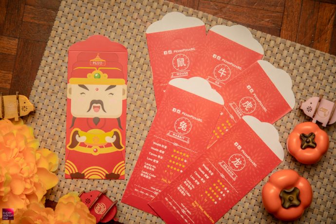 Pezzo Pizza CNY 2019 ang bao lai see red packet