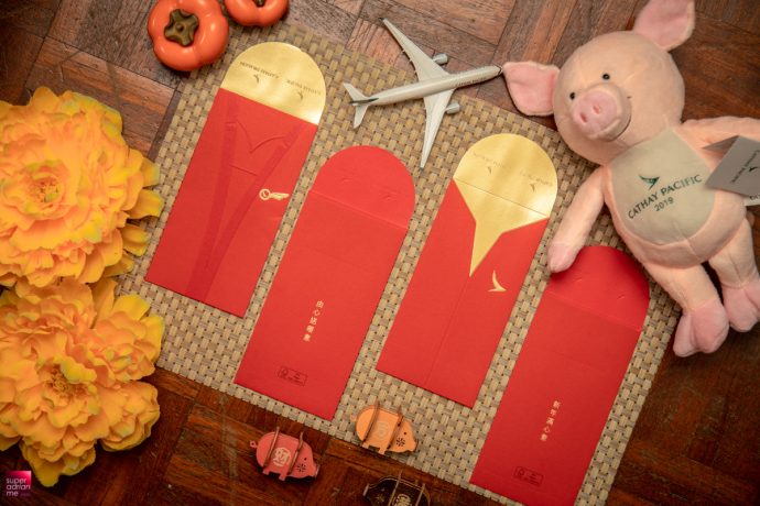 Cathay  Pacific and Dragon Air CNY 2019 ang bao lai see red packet