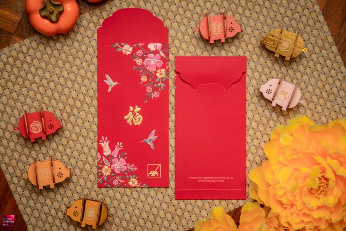 AXA Singapore CNY 2019 ang bao gift set lai see