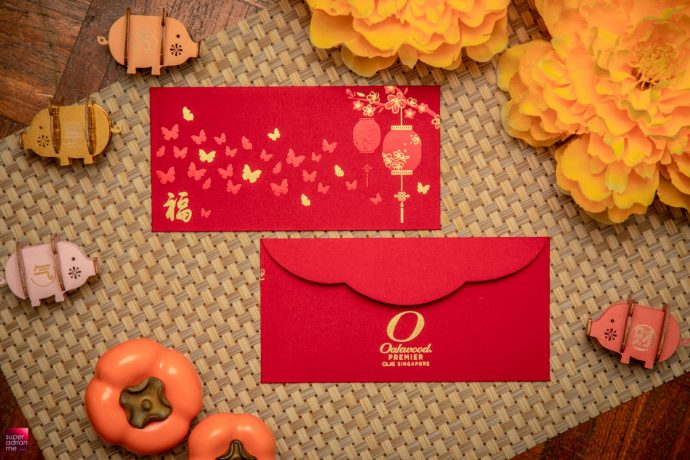 Oakwood Premier OUE Singapore CNY 2019 ang bao gift set lai see