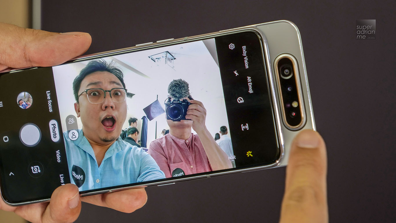 Samsung Galaxy A80 Selfie Camera
