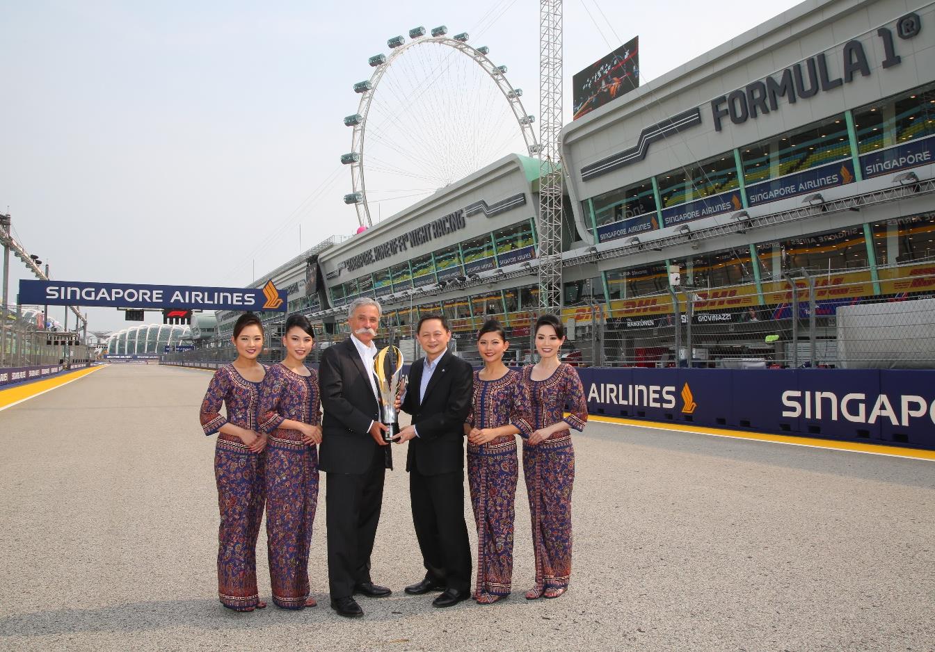 Singapore Airlines, the current title sponsor of the Formula 1 Grand Prix in Singapore since 2014 has extended its sponsorship for another two years till 2021.