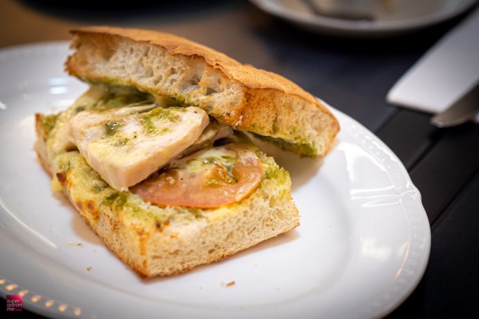 Antoinette Millenia Walk breakfast sandwich review Singapore Italian Foccacia