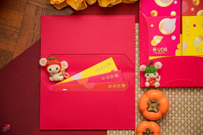 UOB Bank Singapore Ang Bao Red Packet Designs CNY Chinese new year best pouch bag