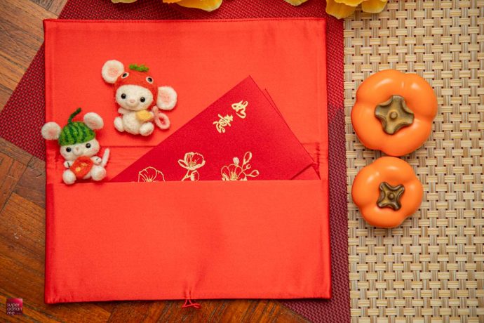 Raffles Hotel Corporate Ang Bao Red Packet Designs CNY Chinese new year best pouch bag