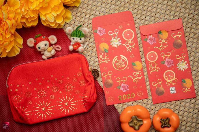 The Body Shop Singapore Ang Bao Red Packet Designs CNY Chinese new year best pouch bag