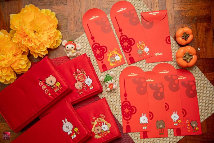 CapitaLand Malls Singapore Ang Bao Red Packet Designs CNY Chinese new year best pouch bag