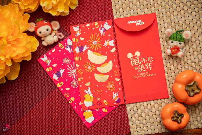 Millenia Walk Ang Bao Red Packet Designs CNY Chinese new year best pouch bag
