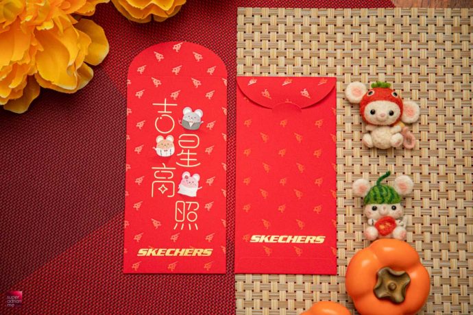 Skechers Singapore Ang Bao Red Packet Designs CNY Chinese new year best pouch bag
