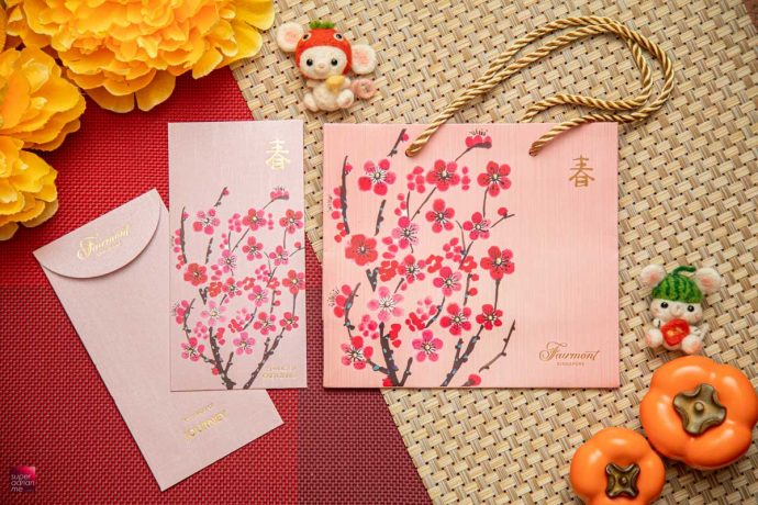 Fairmont Singapore Ang Bao Red Packet Designs CNY Chinese new year best pouch bag