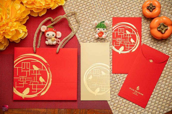 Four Seasons Singapore Ang Bao Red Packet Designs CNY Chinese new year best pouch bag