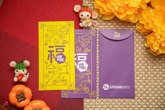 SUPER PARK UNITED Ang Bao Red Packet Designs CNY Chinese new year best pouch bag