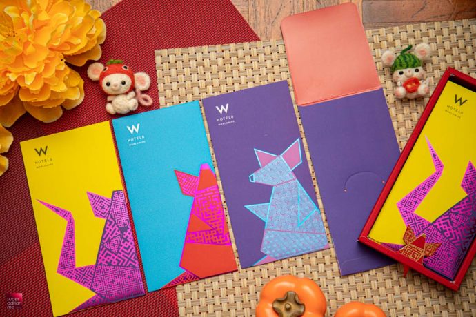 W Hotel Singapore Ang Bao Red Packet Designs CNY Chinese new year best pouch bag