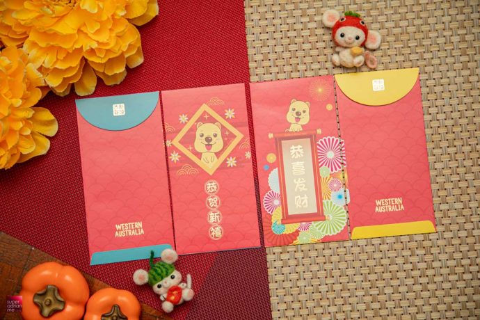 Tourism Western Australia Ang Bao Red Packet Designs CNY Chinese new year best pouch bag