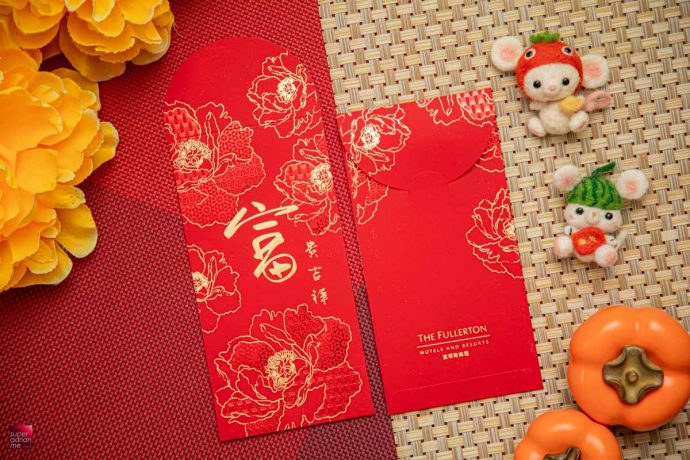 Fullerton Hotels and ResortsAng Bao Red Packet Designs CNY Chinese new year best pouch bag