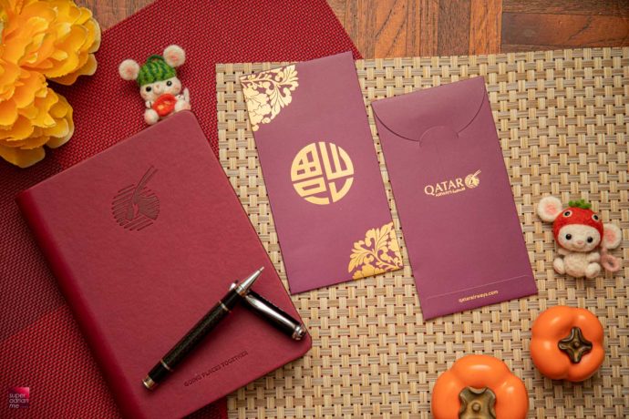 Qatar Airways Ang Bao Red Packet Designs CNY Chinese new year best pouch bag