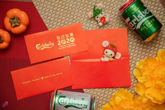 Carlsberg Ang Bao Red Packet Designs CNY Chinese new year best pouch bag
