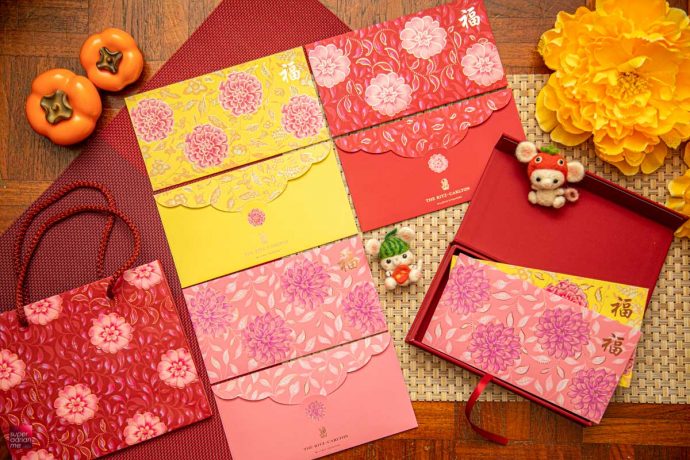 RItz Carlton Millenia Singapore Ang Bao Red Packet Designs CNY Chinese new year best pouch bag