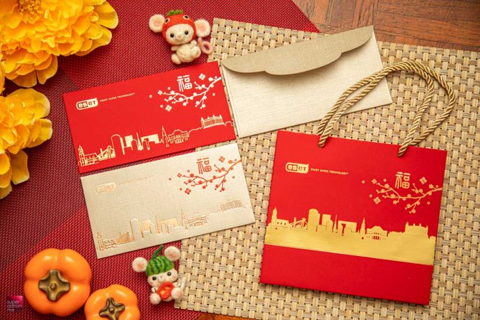 Eset Internet Security Ang Bao Red Packet Designs CNY Chinese new year best pouch bag
