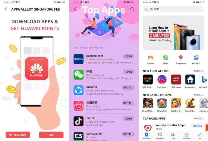 Huawei no GMS still works review how to guide singapore apps