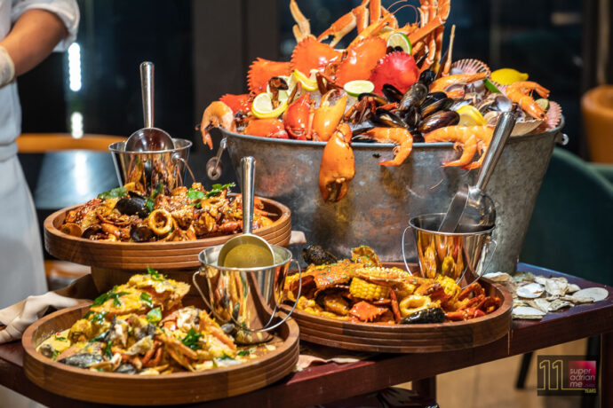 Seafood from The Seven Seas at Beach Road Kitchen from 16 July to 9 August 2021