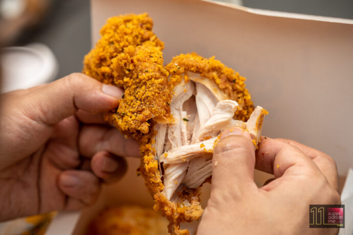 Texas Chicken “Always Fresh, Never Frozen” chickens