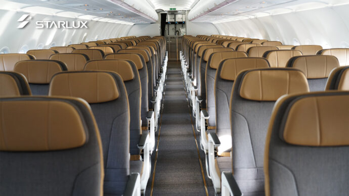 Economy Class in Starlux Airlines A321 neo aircraft (Starlux Airlines photo)