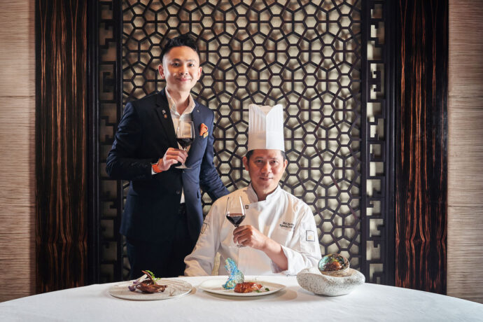 Chef and Sommelier Shang Palace (Shangri-La Singapore photo)