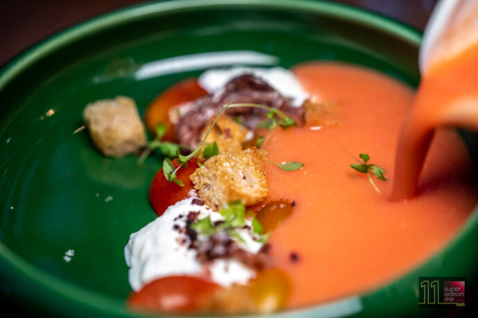 FIRE Summer in Argentina Menu - Chilled Summer Tomatician