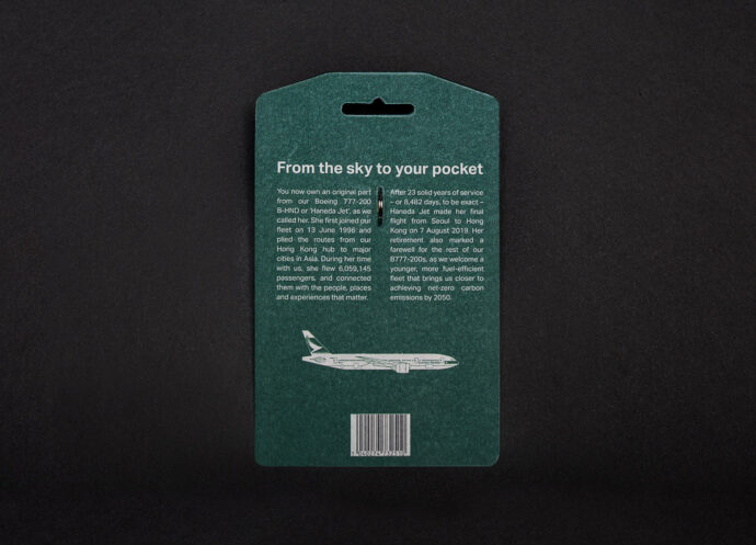 Cathay Pacific’s Boeing 777-200 B-HND aircraft Luggage Tag