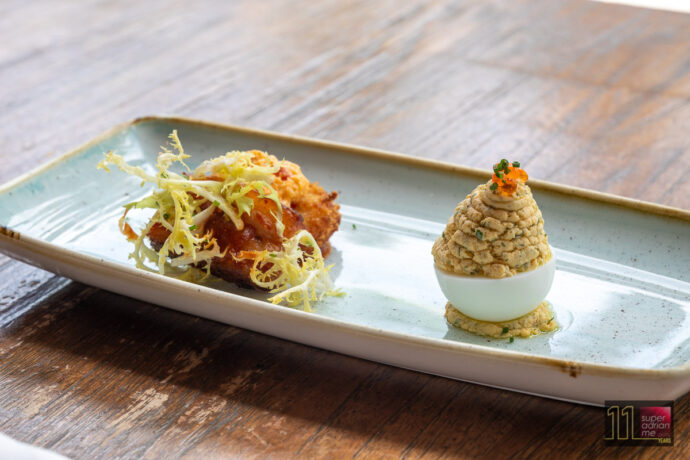 Yardbird La Clique Special Set Menu - Deviled Egg & Bacon