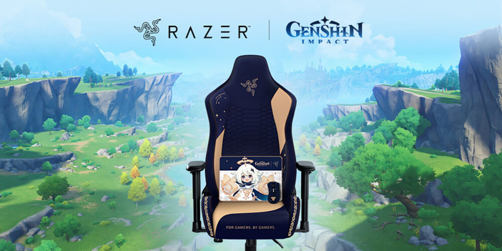 Genshin Impact Razer chair mouse pad primogems free