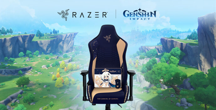 Genshin Impact Razer chair mouse pad primogems free