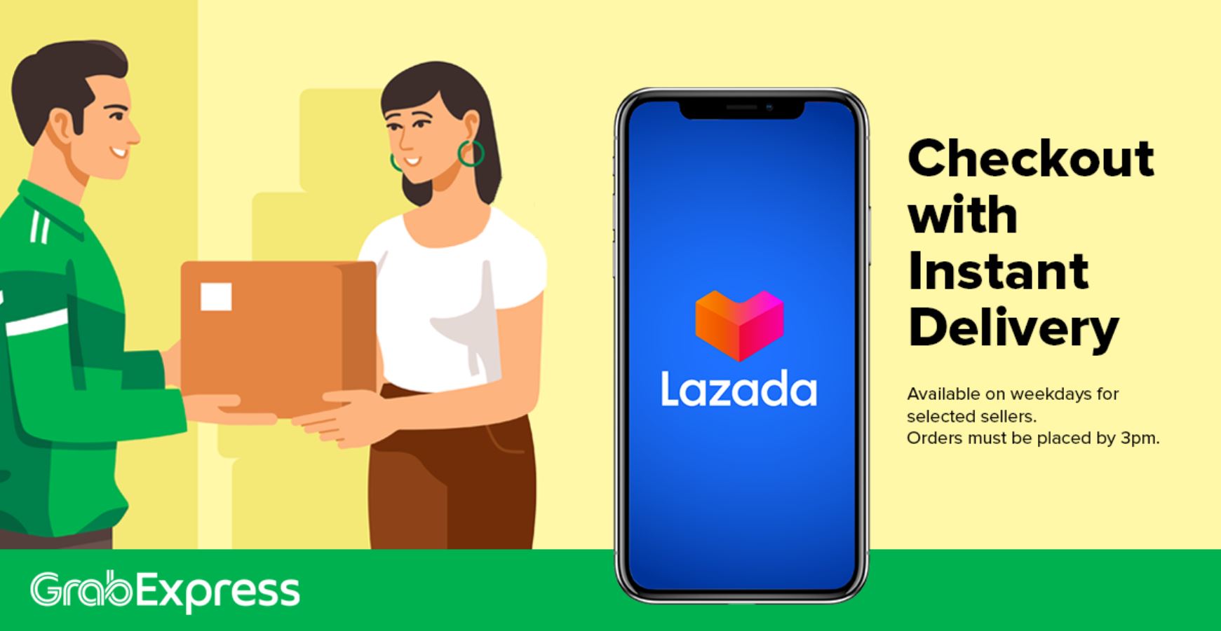 Lazada Offers SameDay Delivery With GrabExpress