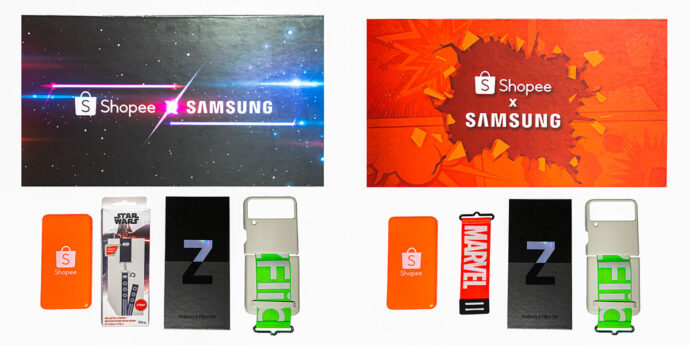 Marvel & Star Wars Samsung Galaxy Z Flip3 Shopee singapore price