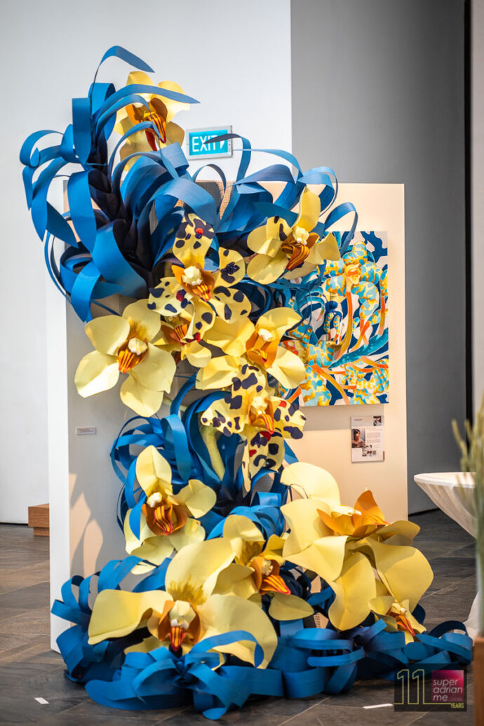 3D Orchids Installation by Adeline Tan