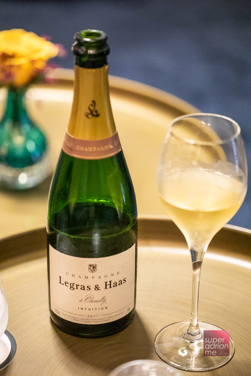 Champagne at Caviar