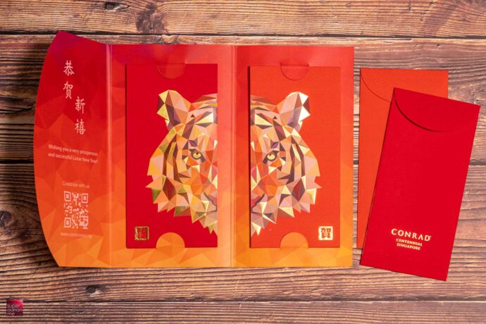 Conrad Centennial Singapore 2022 red packet ang bao tiger singapore collection