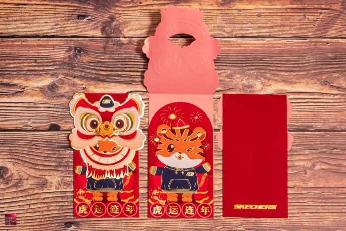 Skechers 2022 red packet ang bao tiger singapore collection