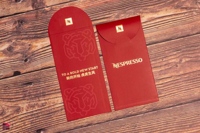 Nespresso Singapore 2022 red packet ang bao tiger singapore collection 2022 red packet ang bao tiger singapore collection