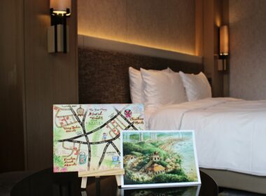 Yip Yew Chong Map and Postcard at Sofitel Singapore City Centre